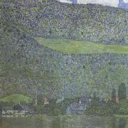Gustav Klimt Unterach on Lake Atter (mk20) oil painting